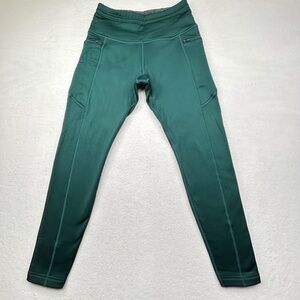 Old Navy Active Women Medium Powersoft Performance Leggings High-Waisted Green